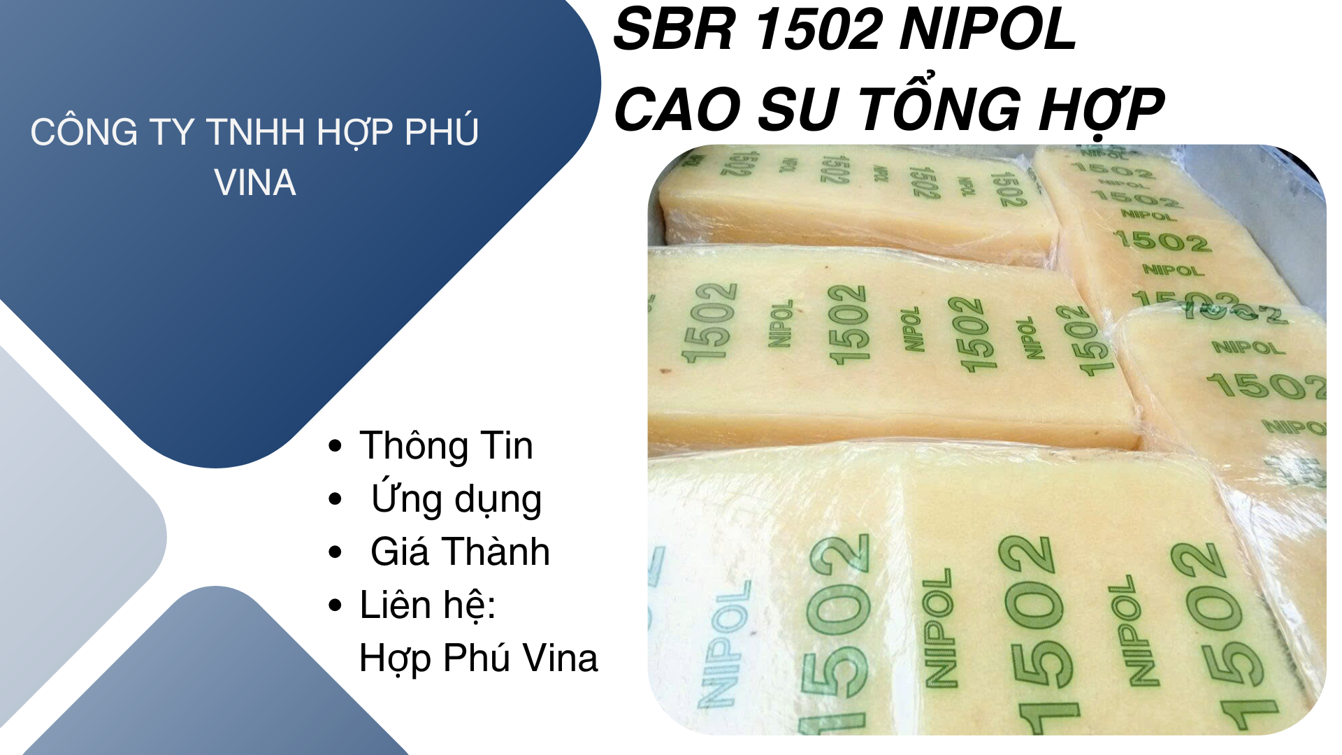CAO SU TỔNG HỢP SBR1502 NIPOL