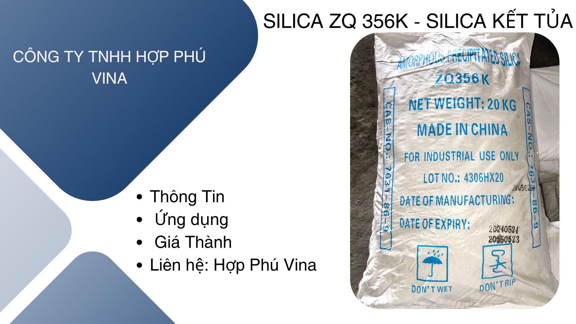 Hóa chất Silica ZQ-356K