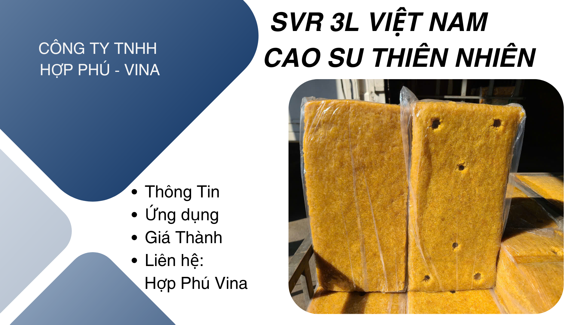 Cao su Thiên Nhiên SVR3L
