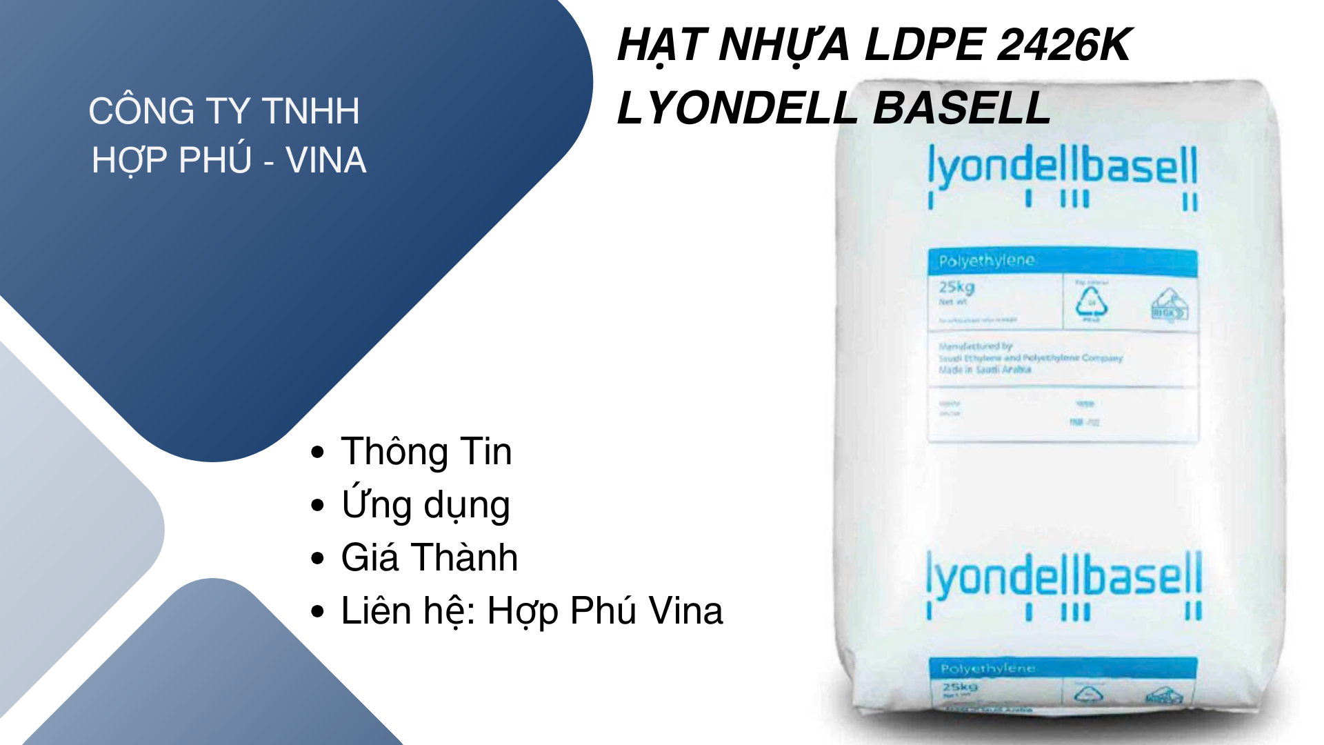 HẠT NHỰA LDPE 2426K