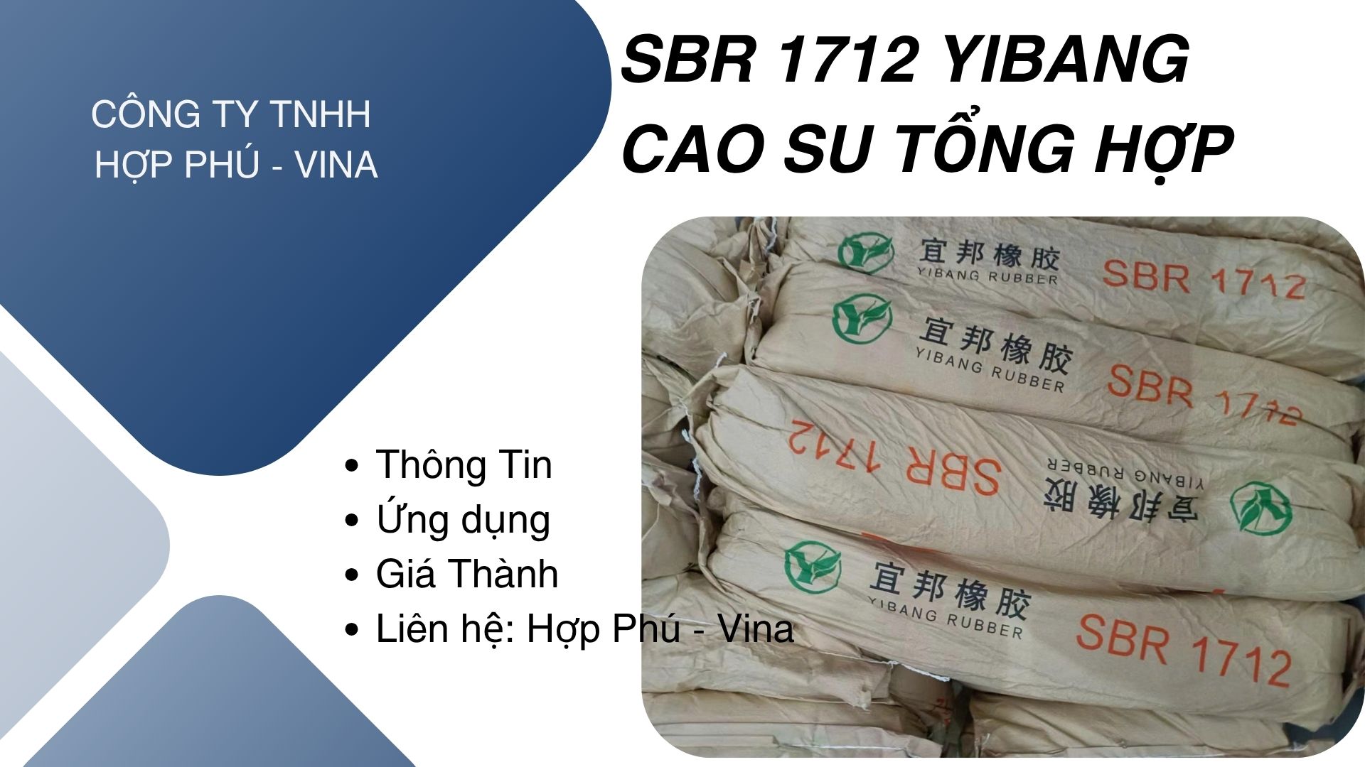 CAO SU TỔNG HỢP SBR1712 YIBANG